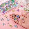 160Pcs 8 Styles Acrylic Bead Caps OACR-TA0004-53A-6