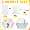 40Pcs Paper Jewelry Display Cards CDIS-FS0001-32D-4