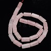 Natural Gemstone Rose Quartz Beads Strands G-L166-15-3