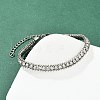 304 Stainless Steel Curb Chain Bracelets for Women BJEW-Z143-21P-1