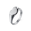 Heart 304 Stainless Steel Finger Rings for Women FS-WGDCCF4-02-3