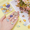 SUNNYCLUE 48Pcs 12 Style Alloy Enamel Pendants ENAM-SC0002-99-3