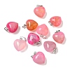 Natural Dyed & Heated Agate Pendants G-I311-A34-2