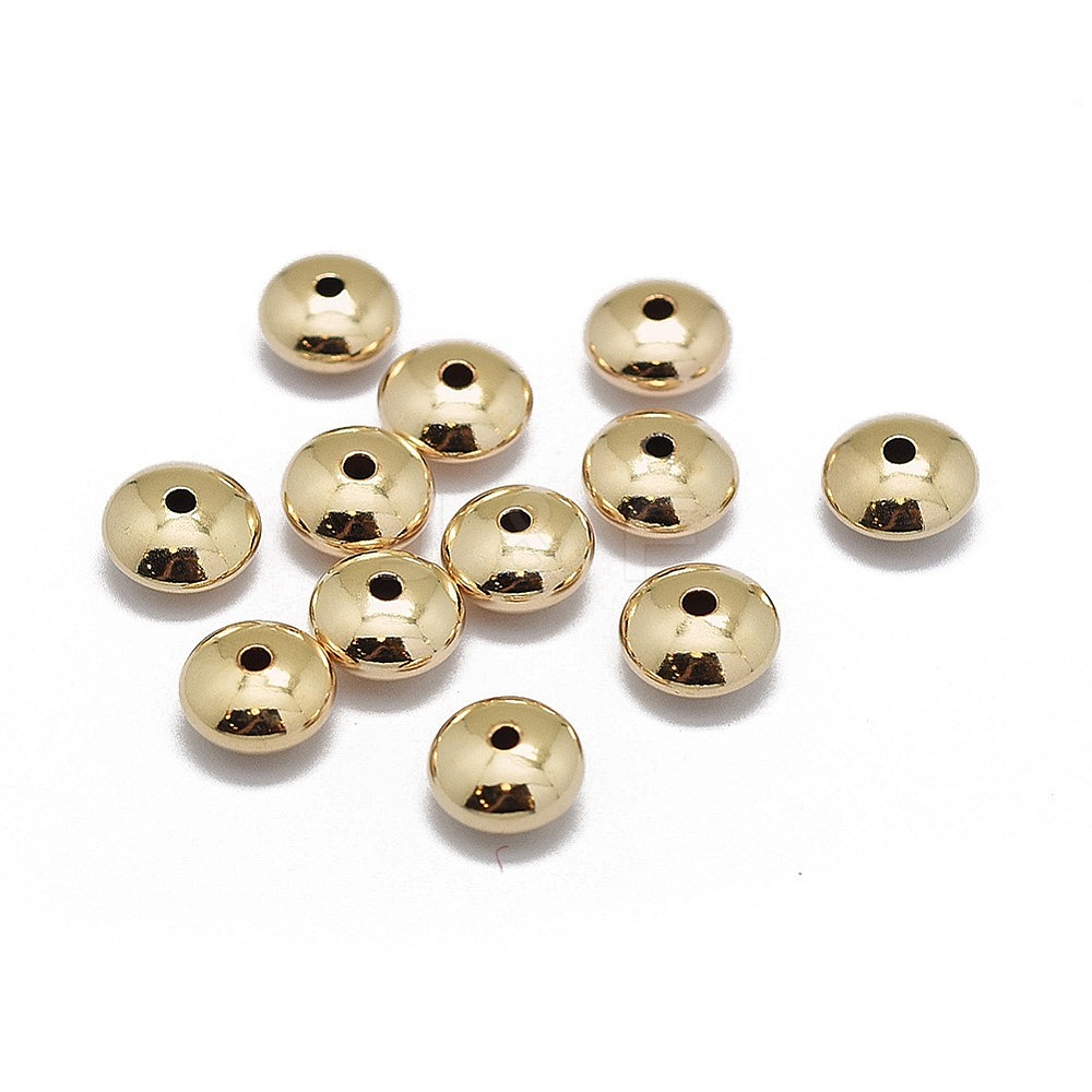 Wholesale Yellow Gold Filled Spacer Beads - Jewelryandfindings.com