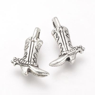 Tibetan Style Alloy Pendants X-TIBE-Q070-25AS-RS-1