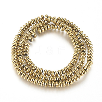 Non-magnetic Synthetic Hematite Beads Strands G-G826-02G-4mm-1