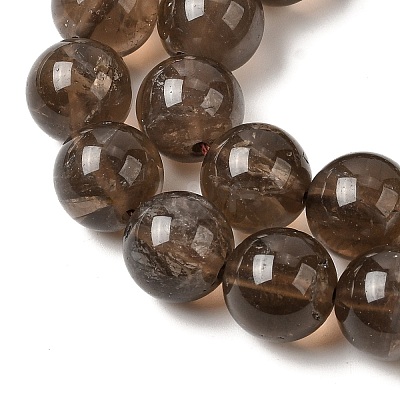 Natural Smoky Quartz Beads Strands G-B167-A09-12mm-1
