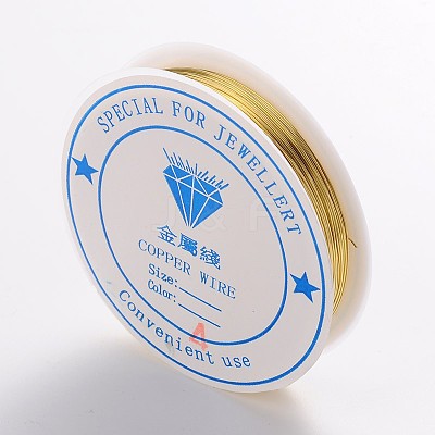 Round Copper Jewelry Wire CW0.4mm007-1