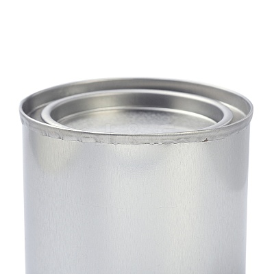 (Defective Closeout Sale: Scratch and Bump)Round Tinplate Box CON-XCP0001-53-1
