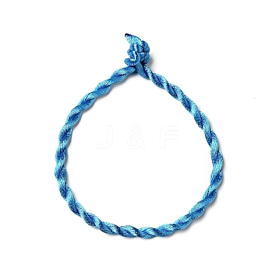 Nylon Rattail Satin Cord Bracelet Making AJEW-JB00019-06-1
