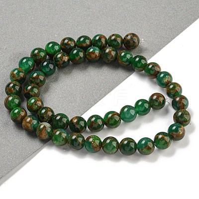 Synthetic Gold Clinquant Stone Beads Strands G-P549-A01-01D-1