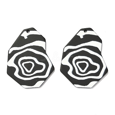 Opaque Acrylic Pendants X-SACR-L003-06-1