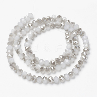 Electroplate Glass Beads Strands EGLA-A034-J10mm-E05-1