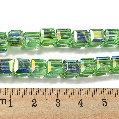 Electroplate Glass Beads Strands EGLA-M031-01A-HR-1