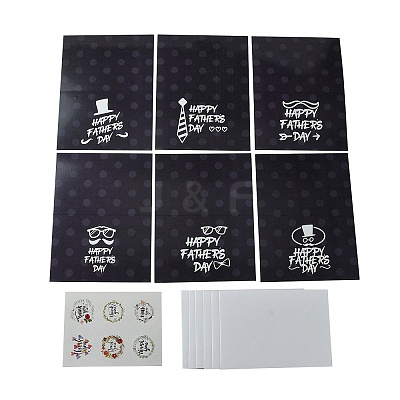 Father's Day Gift Cards AJEW-E058-02B-1