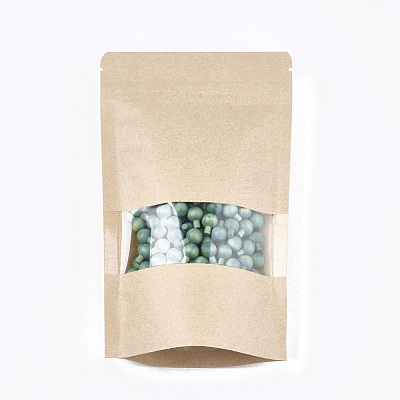 Resealable Kraft Paper Bags OPP-S004-01B-1