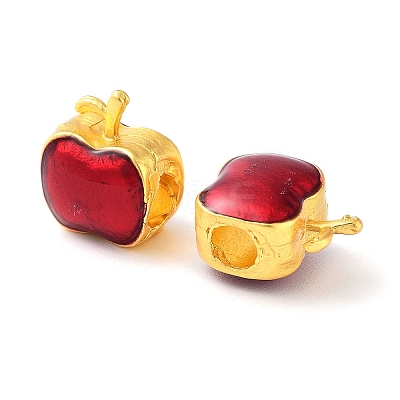 Alloy Enamel Beads ENAM-B001-06B-1