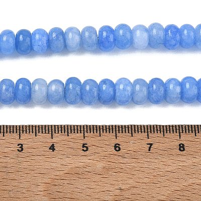 Dyed Natural White Jade Beads Strands GG-CBA9281-A10-5x8mm-1