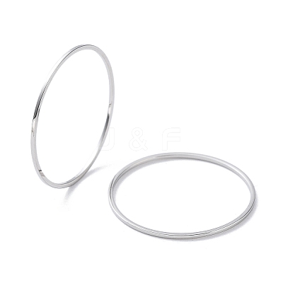 Non-Tarnish 304 Stainless Steel Plain Band Rings RJEW-G298-04P-1
