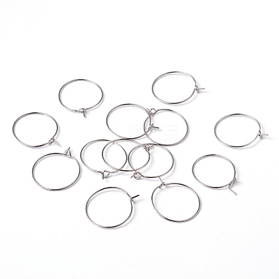 Brass Wine Glass Charm Rings EC067-1NF-1