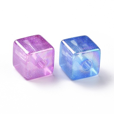 Transparent Acrylic Beads ACRP-F002-04-1