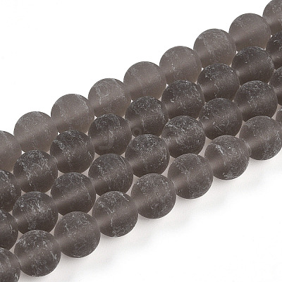 Transparent Glass Beads Strands GLAA-T032-T10mm-MD02-1