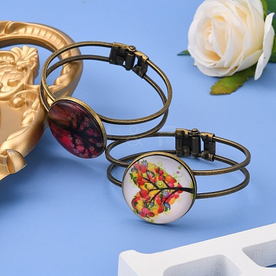 Brass Bangle Making X-MAK-Q011-73AB-30mm-1