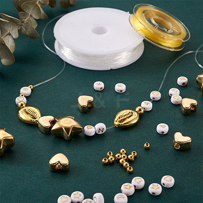 DIY Summer Themed Stretch Bracelet Making Kits DIY-TA0003-28-1