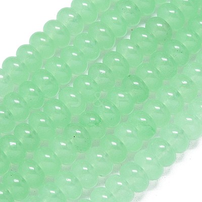 Natural Malaysia Jade Beads Strands G-B165-G01-5x8mm-06-1