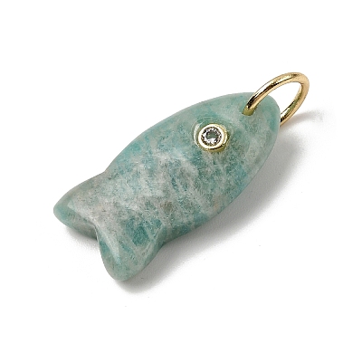 Natural Amazonite Pendants G-A297-01G-05-1