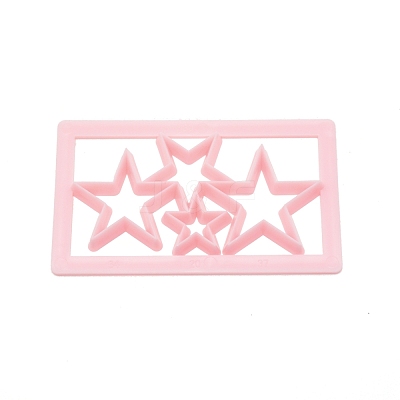 Star Plastic Baking Cake Cutting Dies Mold DIY-WH0001-80-1