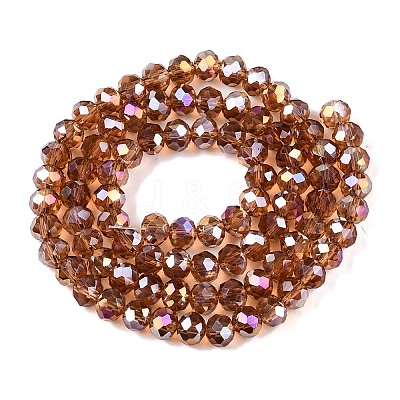 Electroplate Glass Beads Strands LS-EGLA-A044-T6mm-B04-1