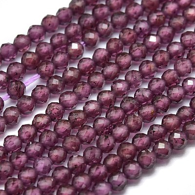 Natural Garnet Beads Strands X-G-O186-D01-1