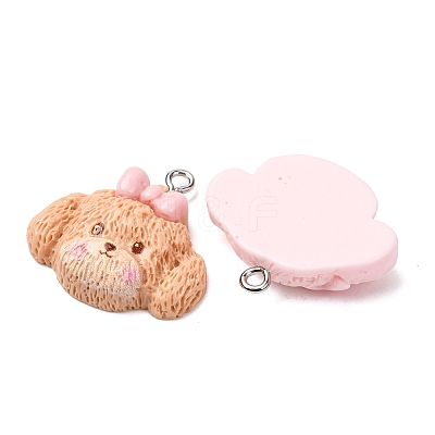 Opaque Resin Pendants FIND-P035-14P-M-1