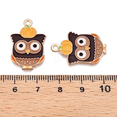 Thanksgiving Day Theme Alloy Enamel Pendants ENAM-T020-35D-1