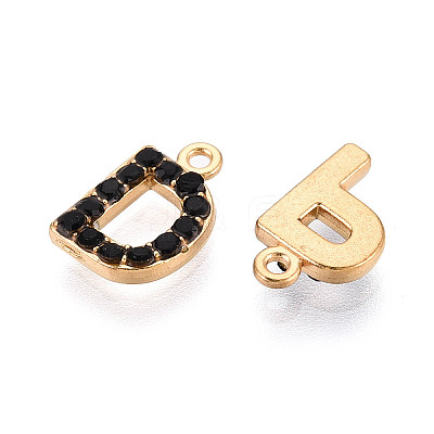 304 Stainless Steel and Rhinestone Pendants STAS-T071-11B-G-1