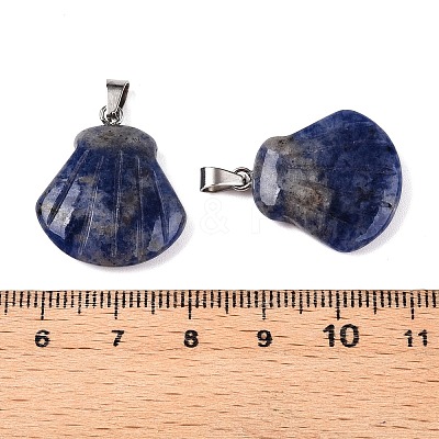 Natural Sodalite Pendants G-T138-208J-1
