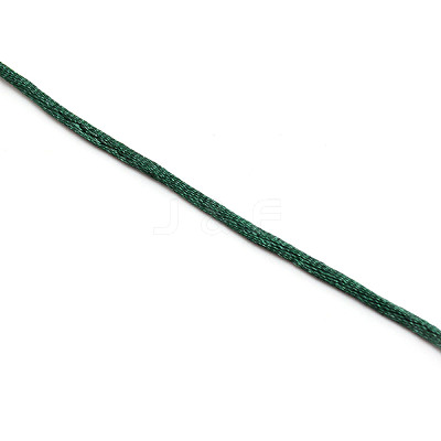 Polyester Satin Rattail Cord OCOR-WH0066-43L-1