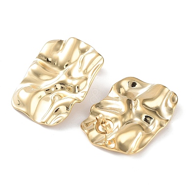 304 Stainless Steel Stud Earrings EJEW-H115-28G-1