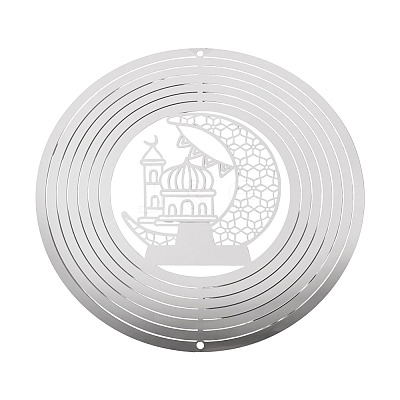 Ramadan & Eid Mubarak Theme 201 Stainless Steel Connector Charms/Links STAS-TA0005-95-1