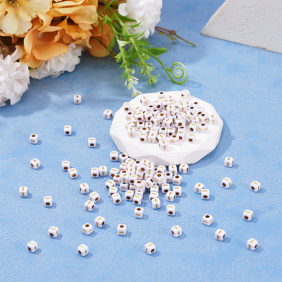 Opaque Acrylic Beads MACR-TAG0001-07I-1