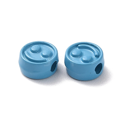 Spray Painted Alloy Beads PALLOY-M215-16F-1