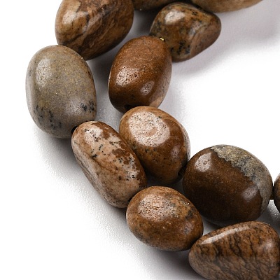 Natural Picture Jasper Beads Strands LS-G-G146-A01-01-1