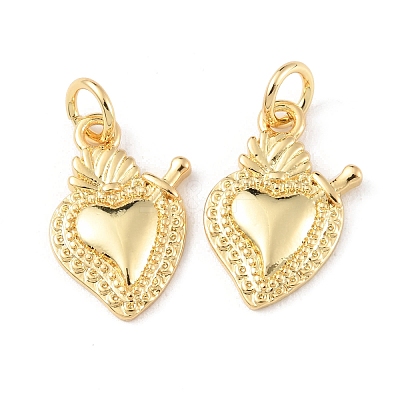 Rack Plating Brass Pendants KK-C021-08G-1