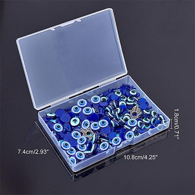202Pcs Resin Evil Eye Cabochons CRES-NB0001-23-1