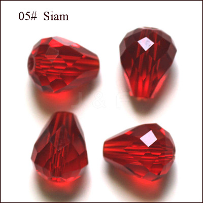 Imitation Austrian Crystal Beads SWAR-F062-10x8mm-05-1