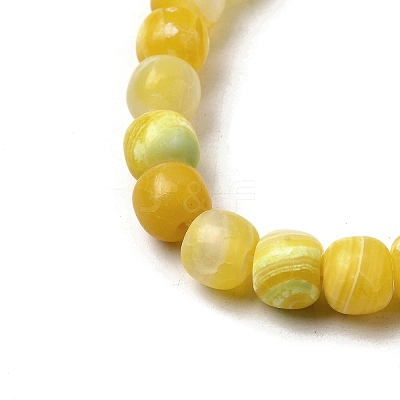 Dyed & Heated Natural Fire Crackle Agate Beads Strands G-NH0067-A01-1