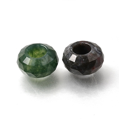 Natural Indian Agate European Beads GG-NH0003-A14-1