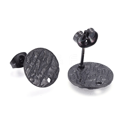 304 Stainless Steel Stud Earring Findings X-STAS-M228-U01-02B-1