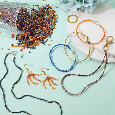 100G Electroplate Glass Seed Beads GLAA-SZ0002-18D-1